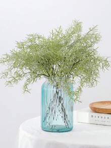 6/12pcs Artificial Plants, Artificial Fern Plants, 17.8 Inches, Rosemary Branches, Fake Green Plant Shrubs, Farmhouse Style Centerpiece Decor, Tabletop Kitchen Shelf Dining Table Accents, UV-Resistant Outdoor Garden Plants, Birthday Graduation Gift - Olive Green - View 10