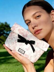 Gucci Floral Cosmetic Bag, Multi-Functional Large Capacity, Easy To Organize, Classify And Store Small Items, Fresh And Retro Style, A Thoughtful Gift Choice For Friends - Multicolor - View 4