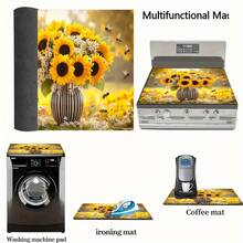 1 chiếc vỏ bảo vệ hình hoa hướng dương, chống trầy xước và chịu nhiệt. Thích hợp cho bếp điện, nắp nồi, bàn ủi, máy pha cà phê và các thiết bị gia dụng khác. Có thể dùng để trang trí nhà bếp, làm quà tặng trong các dịp lễ, quà tặng cho cặp đôi và bạn bè. - Nhiều màu - Xem 12