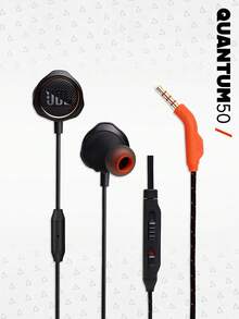 JBL Quantum 50 Wired In-Ear Gaming Earphones With Built-In Microphone Compatible With PC, Game Consoles, Mobile Devices And VR - Black - View 10