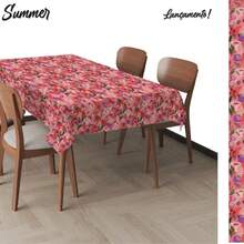 Thermal Plastic Tablecloth For 4 People / 1.50m X 1.40m - Part 3 - Strawberry - View 2