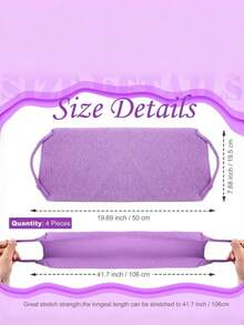 1pc/3pcs/5pcs Adjustable Back Scrubber Towel - Thick & Long Exfoliating Towel, Powerful Exfoliating Mud Cleansing Bath - Multicolor - View 3