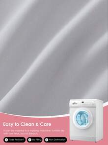 1个浪漫法式风格无填充抱枕套，时尚装饰靠垫套，适用于卧室/宿舍/沙发，情侣/朋友礼物，可机洗，通过Oeko-Tex认证，浅灰色 - 淺石灰色 - 查看 4