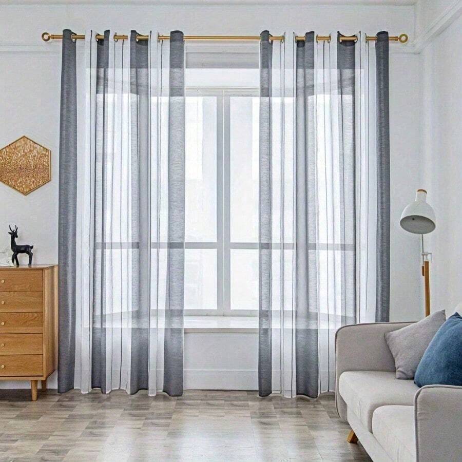 Cortinas - [Cinza] - Ver 1