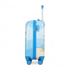 MARKTOMI - ABS Luggage Set (18" + 20") This Set Includes One 20" And One 18" Suitcase, Both Made Of Lightweight And Durable ABS. With Fun Designs And Vibrant Colors, They Are Ideal For Students. Both Have 360° Double Spinner Wheels For Smooth Movement. Unlike Suitcases With Single Wheels, They Glide In All Directions And Are Easy For Students To Maneuver. The Interior Is Compartmentalized And Includes Elastic Straps To Keep Contents Organized. They Also Feature An Adjustable Telescopic Handle And An Integrated Combination Lock. Perfect For Family Trips, School Excursions, And As Carry-On Luggage. - L37-10-58 - 查看 5