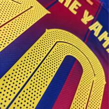 10# Lamine Y-Amal 25-26 Season HomeShort Sleeve Soccer Jersey Fans Version Red Blue Football Jersey - 藍色 - 查看 3