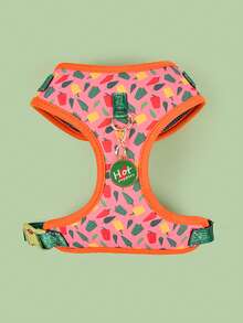 Luxury Design Pet Harness & ID Tag Set, High-Quality Metal Fittings, Fashion Printed, Suitable For Small, Medium And Large Puppies, Ideal Valentine's Day And New Year Gift - Multicolor - View 26