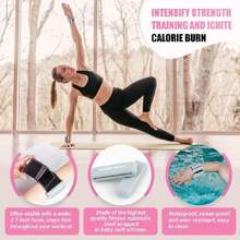 Pilates Wrist Ankle Weights For Women, Wearable Strong Arm & Leg Weights Set Of 2(1 Lb/2.2 Lbs Each), Adjustable Ankle Weights For Walking, Yoga, Dance, Barre, Gym,39834123 - Grey - View 2