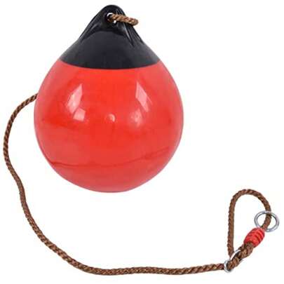 JCH-FOUF Columpio de Bola Inflable Columpio para Niños Y Columpio de árbol Plataforma de Columpio de Cuerda Columpio Accesorios para Patio de Recreo 29 Cm/11 4 Pulgadas Rojo Pequeño con Cadena