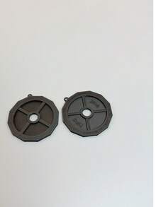 1:12 比例迷你运动器材，泡沫轴、按摩棒、壶铃、哑铃、杠铃片，瑜伽和普拉提健身工作室迷你配件，娃娃屋装饰，背包钥匙扣挂件，节日小礼物 - 彩色 - 查看 23