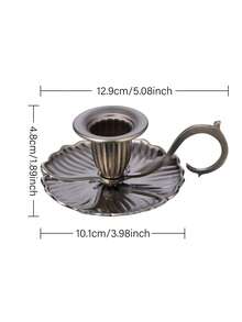 1 Stück/Set wandmontierter Metall-Kerzenhalter mit Blumen- und Blattmuster. Komplett aus Metall gefertigt, weist der Kerzenhalter eine filigrane Blumen- und Blattstruktur auf. Das Gesamtdesign verkörpert einen vintage-luxuriösen Stil, der ihn für die Dekoration von Häusern im europäischen Stil, vintage-thematische Bankette oder als subtilen Luxusakzent für Wände und Tischplatten geeignet macht. Er eignet sich auch für Hochzeiten, Geburtstagsfeiern und andere Veranstaltungen im Vintage-Stil. - Verschiedenfarbig - Übersicht 10