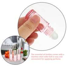 CYPNHealvian 6piezas Botellas Rodillo De Vidrio Color Rosado Para Aceites Esenciales Perfume Uso De ViajeFashion - 219615000 - Ver 5