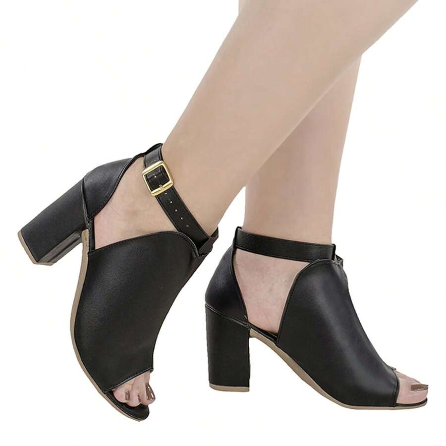 Zamarini Women's Sandals Ankle Boots Comfortable Soft - 黑色 - 查看 1