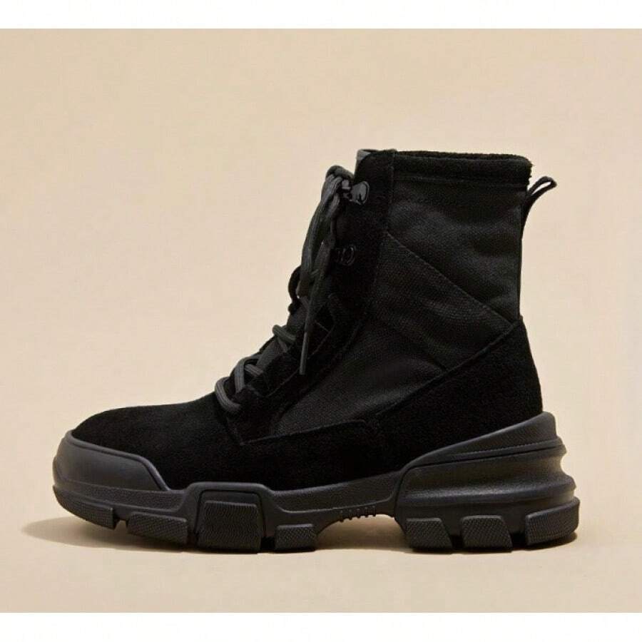 Women Climbing Boots - Black - View 1