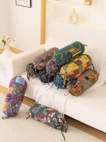 Oblong Sofa Lumbar Pillow, Bohemian Candy-Shaped Sleeping Hugging Pillow, Bed Pillow, Lumbar Pillow, Office Sofa Chair Lumbar Support Cushion, Nap Pillow, Waist Pillow, Pregnancy Bedside Back Cushion, Hot Selling - Multicolor - View 5