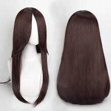 Karida 60cm/24inch Extra Long Straight Synthetic Hair Wig With Bangs, Colorful, Suitable For Daily Use, Cosplay, Halloween, Christmas, St. Patrick's Day And Other Costume Parties - Multicolor - View 60