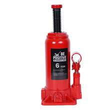 Gato Hidráulico de Botella 6 Toneladas para Automóvil y Taller - Rojo - Ver 2