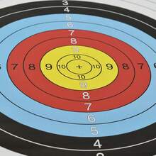15/30/50张户外射箭靶纸，弹弓飞镖靶纸，40x40厘米靶纸 - 白色 - 查看 6
