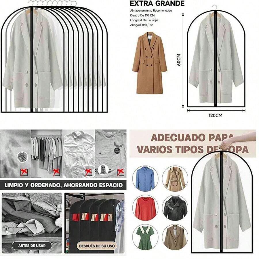 Fabric Storage - Transparent Clothing Bags 60*120 - View 1