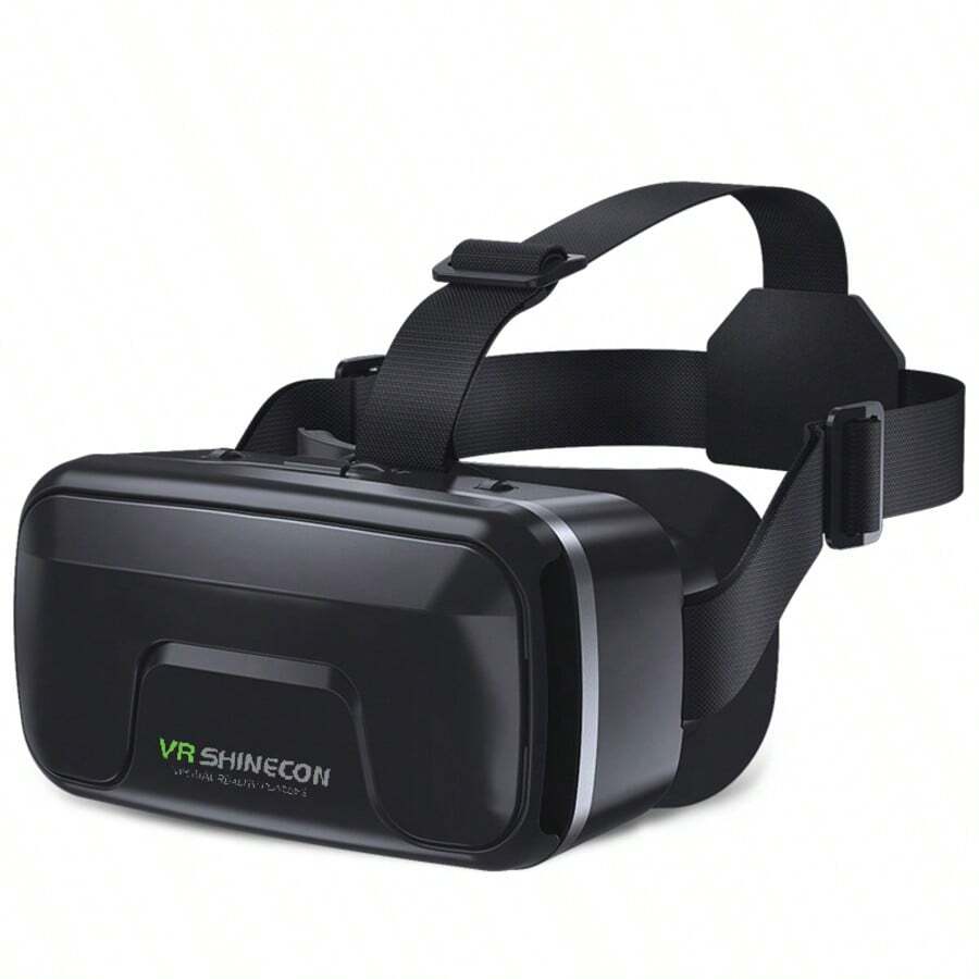 Valuable VR Experience, Powered-Free 3D VR Glasses, Turn Your Smartphone Into A Private Cinema, Immersive Viewing Device, Supports 4-7 Inch Smartphones - Black - View 1
