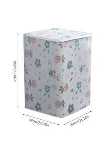 غطاء واقي من الغبار لمروحة كهربائية بطبعات فاكهة ملونة، عبوة فردية، تصميم مغلق بالكامل من الأرض إلى السقف. غطاء منزلي عالمي جديد مناسب للمطبخ وغرفة المعيشة والنوم. - متعدد الألوان - مشاهدة 3