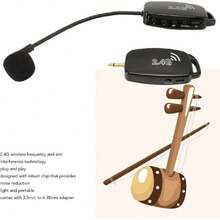 Micrófono de Instrumentos Inalámbricos, Micrófono de Violín con Reducción de Ruido, Compacto Recargable de 12 Horas, Antiinterferencias, Adaptador de 3,5 Mm a 6,35 Mm,39835246 - Multicolor - Ver 6