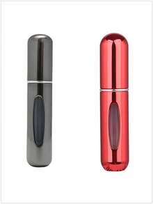 1个/2个/3个/4个/5个装 5毫升便携式迷你香水可填充喷雾瓶，配有香水泵头，适合旅行和户外使用