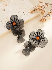 1件/2件套波西米亚风3D几何银杏叶项链耳环套装，优雅时尚，适合日常、派对、度假、情侣约会，女士节日百搭珠宝礼品 - 花 - 查看 11