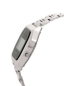 Casio Men's Classic Design Electronic Watch With Adjustable Buckle - Grey - View 3