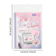 20pcs/Book Healing Series Sticker Book, Exquisite Cartoon Doodle Style Stickers, Suitable For Decorating Photo Frames, Computers, Phone Cases, Cups, Magazines, Pencil Cases, Luggage, Desktops, Personal Stickers, School Supplies, Christmas Gifts, Women's Gifts, Planner Decorations, Crafts, Cute Stationery - Sticker Book - View 3