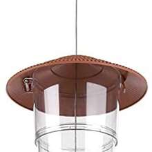 Greensen Comedero para Pjaros Diseo Pabelln 1L para Pjaros Pequeos con Cuerda para Colgar para Jardn Exterior PP y PS 18,5x16cm - como se muestra en la figura - Ver 2