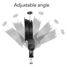 Soporte de mano en forma de S para linterna superior de cámara con montura Bowens, color negro - Negro - Ver 7