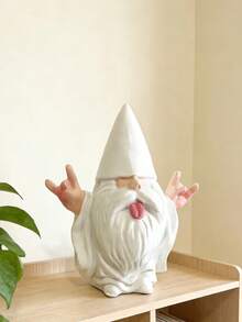 GlitZGlam摇滚小矮人 - “乔治” - 这款小矮人将为您的仙女花园和花园小矮人增添摇滚气息！高大的花园小矮人雕像