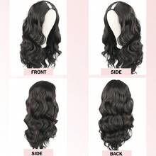 Body Wave V Part Wig Glueless Synthetic Long Wavy Wigs Upgrade U Part Wigs For Black Women Clip In Thin Part V Shape Wig Hair Extensions 24inch - 2# - 查看 5