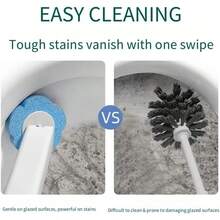 Disposable Toilet Brush Head Replacement, Toilet Cleaning Brush Replacement Head, Thorough Cleaning, Bathroom Cleaning Brush Head, Cleaning Product Accessories - Disposable Toilet Brush Heads In 3 Colors (yellow, Blue, Purple) - View 8