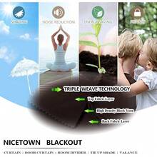 Patio Door Curtain Sound Blocking, Bedroom Privacy Room Divider Curtain Screen Partitions, Thermal Insulated Blackout Closet Sliding Door Curtain (1 Panel, 8.3ft Wide By 7ft Long, Gray) - 太妃糖布朗 - 查看 4