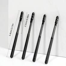 Hastes Removedoras de Cera de Ouvido Autoadesivas Descartáveis, Cotonetes para Limpeza de Ouvido, Macios e Confortáveis, Convenientes para Viagens, Economizam Espaço - Preto - Visão 4