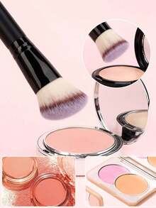 6pcs/Set Makeup Brush Kit, Including Angled Foundation Brush, Contour Brush, Powder Blush Brush, Eyeshadow Brush, Concealer Brush, Highlighter Brush, Soft Fiber Makeup Tools, Travel Set, Gift For Women And Girls - Multicolor - View 3