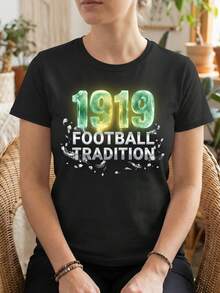 Green Bay Football T-Shirt Vintage 1919 Sports Fan Gift Frozen Tundra Game Day Graphic Tee4 - Đen 4 - Xem 1