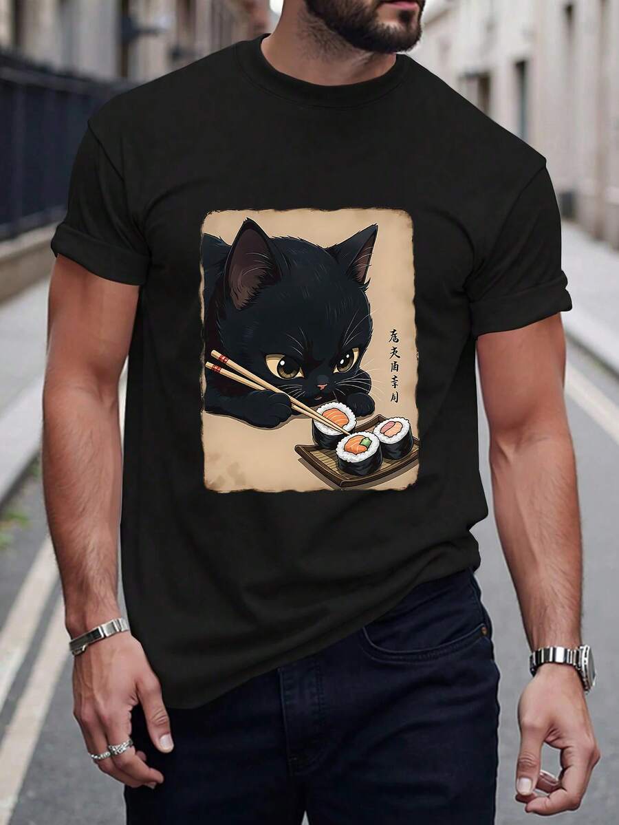Magliette da uomo - nero - Visualizzare 1