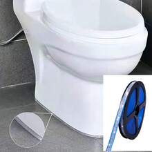 6m PVC Tile Seam Self-Adhesive Sticker, Waterproof & Mildew-Proof For Bathroom, Ceiling Edge Trim - Multicolor - View 9