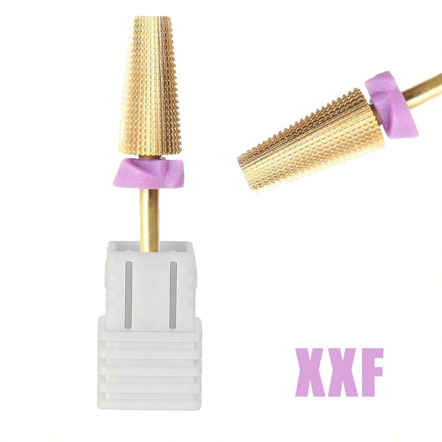 1pc Multi-Functional Tungsten Carbide Nail Drill Bit, One-Piece Design, Suitable For Long-Term Removal Of Gel Nail Polish, Also Applicable For Foot, Hand And Nail Care