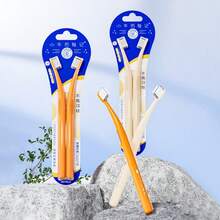 2pcs Orthodontic Soft Bristle Angled Toothbrush, Suitable For Braces, Implants, Retainers, Back Teeth And Wisdom Teeth - Multicolor - View 2