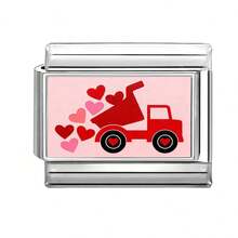 1pc DIY Modular Photo Bracelet, With Animal, Butterfly, Heart, Letter, Cherry Blossom Elements, Suitable As Party Gift For Friends/Couples, Ideal For Christmas, New Year, Halloween, Valentine's Day, Charming Design, Stainless Steel Jewelry, Local , Practical & Fashionable, Christmas & Halloween Essential - M293842 - View 20