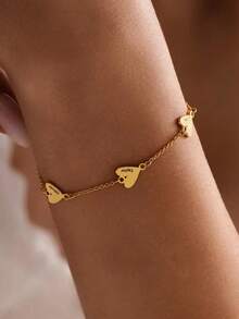 1PC [Customized] Personalized Love Name Bracelet, Stainless Steel Bracelet, Customizable 1-3 Names, Women's Bracelet, Jewelry Women, Family Bracelet, Customized Gift, Suitable For Gifting And Daily Wear, Valentine's Day, Eid Al-Fitr, Mother's Day, Back-To-School Season Gifts, Personalized Bracelet - Multicolor 2 - View 9