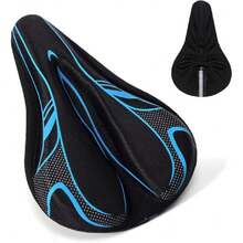 Asiento para Bicicleta Funda para Sillín de Bicicletas Super Suave, Cubierta de Sillín Acolchada y Gruesa, Accesorio Bicicleta, Espuma, Sillín Gel Montaña,39944063 - Multicolor - Ver 2