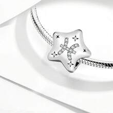 1 Exquisita cuenta con diseño de constelación de estrellas, adecuada para que las mujeres la usen, se puede utilizar para hacer joyas DIY como pulseras, etc. Es un regalo exquisito para las novias. - Estrellas y constelaciones - Ver 4