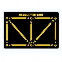 1 Peça Tapete de Treinamento de Futebol, Tapete Esportivo Antiderrapante para Controle de Bola e Melhoria da Técnica, Tapete de Fitness Interno à Prova de Som, Tapete Macio de Absorção de Impacto para Treinamento de Velocidade e Agilidade, Decoração de Banheiro para Todas as Idades - Multicolorido - Visão 13