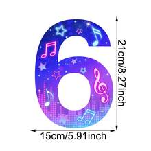 Birthday Digital Party Table Centerpiece, KPOP Themed Birthday Party Honeycomb Decoration, Suitable For Birthday Party Table Centerpiece Decoration - Multicolor - View 9