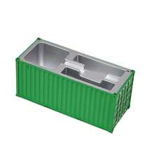 多功能收纳盒，逼真仿真容器模型，可作手机支架、名片和文具收纳盒 - 貨櫃模型收納盒 - 查看 10